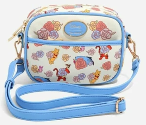 Disney Winnie the Pooh Crossbody Bag Purse / Fanny Pack Floral Tigger Piglet NEW - Picture 1 of 4