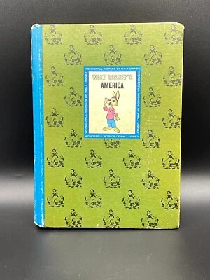 Libro Walt Disney America 1965 tapa dura 15592 prensa dorada vintage 17 historias Foto 1 de 4