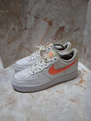 Nike Air Force 1 '07 Next Nature Blanco Naranja Ártico Talla 10.5 Mujer Foto 1 de 4