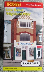 Hornby Skaledale R9756 Low Relief Highland Mills Wool Shop - New & Boxed - Picture 1 of 2