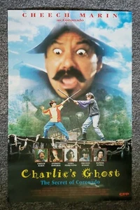 Cartel promocional video de Charlie's Ghost Story 1994 Cheech Marin Anthony Edwards - Imagen 1 de 1
