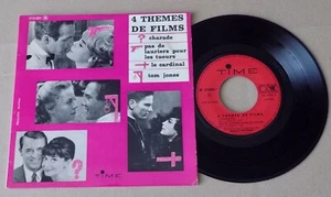 OST Richard HAYMAN 4 Themes de films (Charade-etc...) FRENCH 7" EP TIME (1964) - Picture 1 of 2