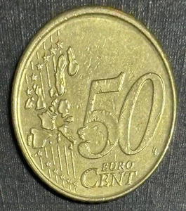 1999 50 EURO CENT Very Nice Coin For Collectors. (Rare European Union )๐ช๐บ. - Picture 1 of 6