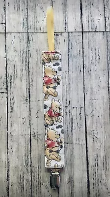 Baby Pacifier Clip Bear Friend Pooh Sweet Little Cub - Image 1 of 2