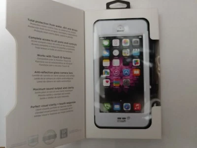 Funda a prueba de agua NUUD resistente a la vida para Apple iPhone 6 Plus - Blanco y negro Foto 1 de 2