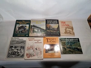 Lot Of 8 Colorado And Other States Railroad Books J62 - Picture 1 of 5