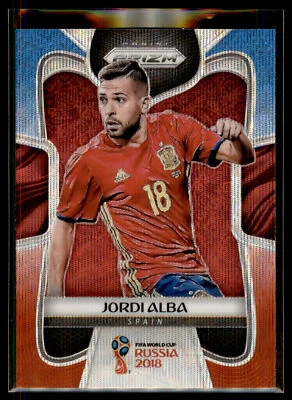 2018 Panini Prizm World Cup RED BLUE WAVE #203 Jordi Alba - Spain Qty - Image 1 of 2