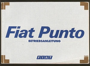 Manual de instrucciones FIAT PUNTO manual libro de a bordo IX / 1999 - Imagen 1 de 1