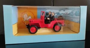 Hapax 1:18 Tintin Kuifje Tim und Struppi Willys Jeep rot Schulze und Schultze