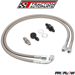 Proflow Turbo Oil Feed Braided line Kit Fits Ford Falcon Barra BA-BF, XR6 Turbo - Picture 1 of 4