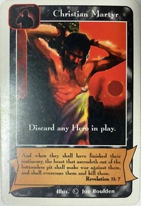 Redemption CCG Str Dk A/B Christian Martyr Common EXCELLENT Cactus Game Designs - Picture 1 of 2