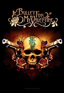 BULLET FOR MY VALENTINE  2 Pistols  Flagge Posterfahne Textilposter Flag #920916 - Bild 1 von 1