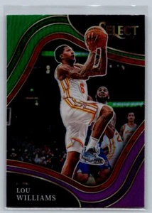 2021-22 Panini Select #239 Lou Williams Green White Purple Prizms - Picture 1 of 2