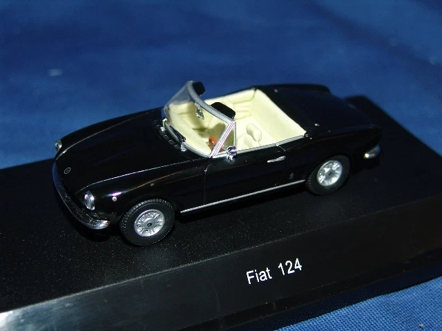 FIAT 124 SPIDER BLACK 1:43 STARLINE - Immagine 1 di 1