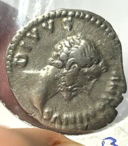 Antonius Pius 138-161 AD - 3.61g - Antoninus Barehead/ Consecratio Eagle - Picture 1 of 5