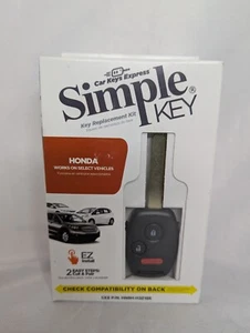 Car Keys Express Simple Key Replacement Kit Compatible with Select Hondas - Picture 1 of 7