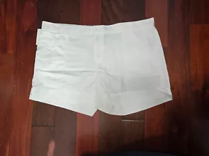 Pantalones cortos blancos Calvin Klein Jeans para mujer talla 12 nuevos con etiquetas - Imagen 1 de 3
