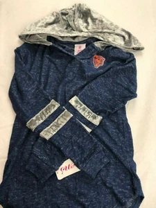 NFL Chicago Bears Junior's Hoodie - Blue/Silver - NWT - C372 - Picture 1 of 2