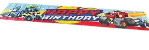 Blaze And The Monster Machines Happy Birthday Banner Brand New Xxl 9feet - Picture 1 of 4