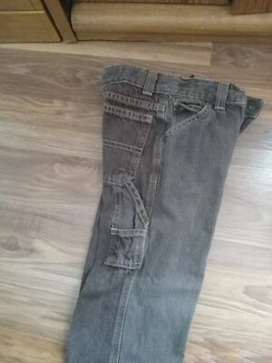 Pantalones de mezclilla ajustables Sonoma Kids unisex marrón carpintero talla 5 regular  Foto 1 de 4