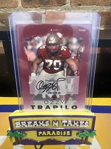 2024 Onit Athlete Boston College Eagles Ozzy Trapilo Auto 71/130 Elch - Picture 1 of 2