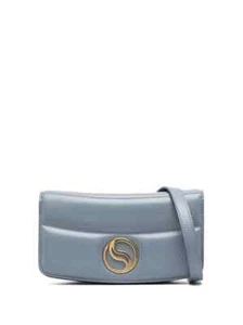 Bolso Bandolera Stella McCartney Azul Onda S Acolchado Bolso de Hombro para Mujer - Imagen 1 de 5