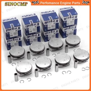 M273 5.5L Engine Pistons Rings Set For Mercedes-Benz GL550 E500 S550 W212 W221 - Picture 1 of 5