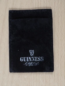 Vintage Guinness Small Velvet Jewellery Trinkets Pouch 8cm x 5.5cm - Picture 1 of 4