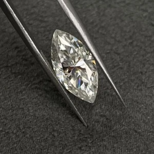 5 Pcs Loose CVD Lab Grown Diamond 3x5 mm Marquise D color, IF CLARITY Certified - Picture 1 of 6