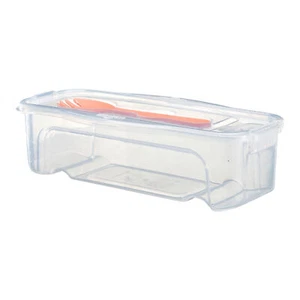 Microwave Pasta Cooker Heat Resistant Clear Ramen Bowl with Lid Fridge Organizer - Picture 1 of 12