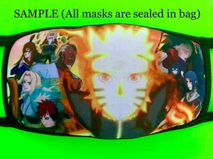 NEW Naruto Five Kage Tsunade Gaara Itachi Madara Anime Style Face Mask US SELLER - Picture 1 of 5