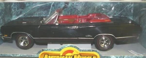 1/18 custom black 1969 Plymouth GTX Convertible with red interior, magnum 500 ,  - Imagen 1 de 3