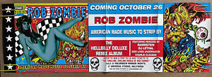 Rob Zombie Original Vintage Poster American Made Music Strip 1990s rock and roll