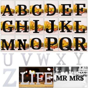 Letrero de placa con nombre de madera pintado letras 8 cm MDF 1 cm de espesor adornos - Imagen 1 de 8