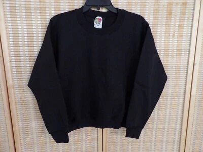 Sudadera negra manga larga Fruit Of The Loom juvenil talla 18/20 nueva sin etiquetas Foto 1 de 4