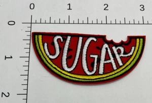 Bestickter Aufnäher Wassermelone Zucker zum Aufbügeln #740 - Bild 1 von 1