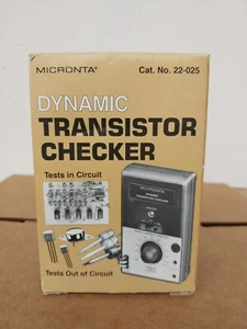 NOS Vintage Micronta Dynamic Transistor Checker 22-025 Original Box/ Paperwork - Zdjęcie 1 z 7