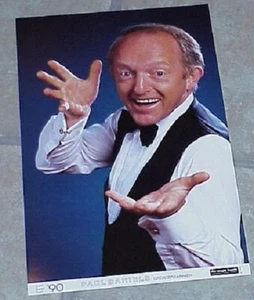 PAUL DANIELS poster (Magic Hands collection, 1990's) --magic's great stars TMGS - Picture 1 of 1