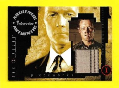 2003 Inkworks The X-Files Season 9 Pieceworks PW2 Robert Patrick "Variant" - Image 1 of 3