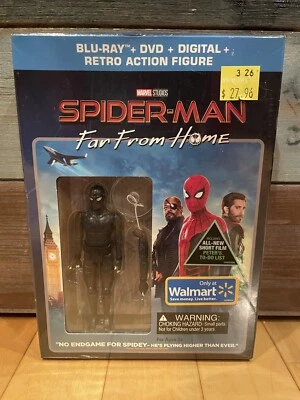 New Marvel Spider-Man Far From Home Blu-ray DVD Night Monkey Action Figure Set - Image 1 of 3