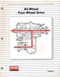 1991 GM All-Wheel Four-Wheel Drive Service Training Booklet USED 14003041 - Picture 1 of 1