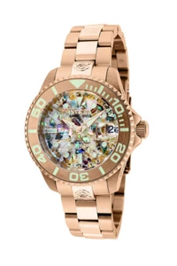 Invicta Pro Diver Automatic Unisex Watch w/ Abalone Dial - 38mm, Rose Gold - Picture 1 of 7
