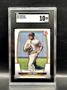 2023 Bowman Baseball Juan Soto Paper SGC 10 Gem Mint - Picture 1 of 2