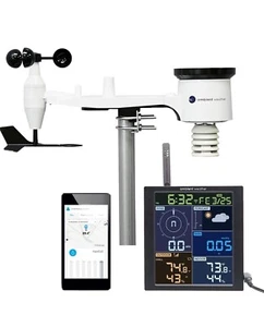 Ambient Weather WS-1965 Wifi Weather Station W/Remote Monitoring Used - Picture 1 of 8