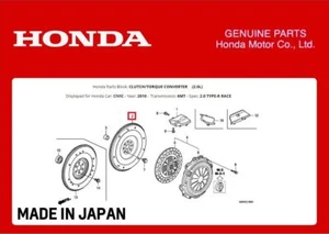 GENUINE HONDA FLYWHEEL LIGHTWEIGHT CIVIC TYPE R FD2 FN2 EP3 INTEGRA DC5 RSX K20 - Picture 1 of 2