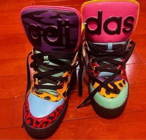 Adidas Jeremy Scott JS Instinct Hi 2012 zapatillas G61090 EE. UU. talla 6,5 usadas - Imagen 1 de 6