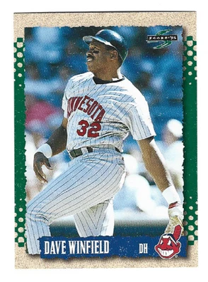 DAVE WINFIELD 1995 Score Baseball  # 80 Cleveland Indians HOF NM - MT - Image 1 of 2