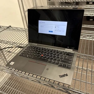 Lenovo ThinkPad X1 Yoga 14" i7-10th Gen 16GB RAM NO SSD *CRACKED GLASS* - Picture 1 of 10