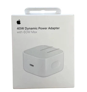 New 2025 Apple - 40W Dynamic Power Adapter with 60W Max MGKN4AM/A - Picture 1 of 4