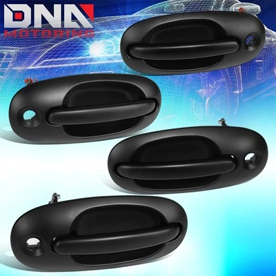 Para 1996-2000 Town Country Grand Caravan dianteiro/traseiro 4 peças puxador de porta LH+RH - Imagem 1 de 4